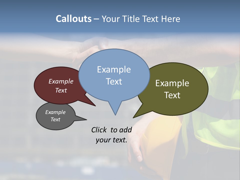 Skill Partnership Standing PowerPoint Template