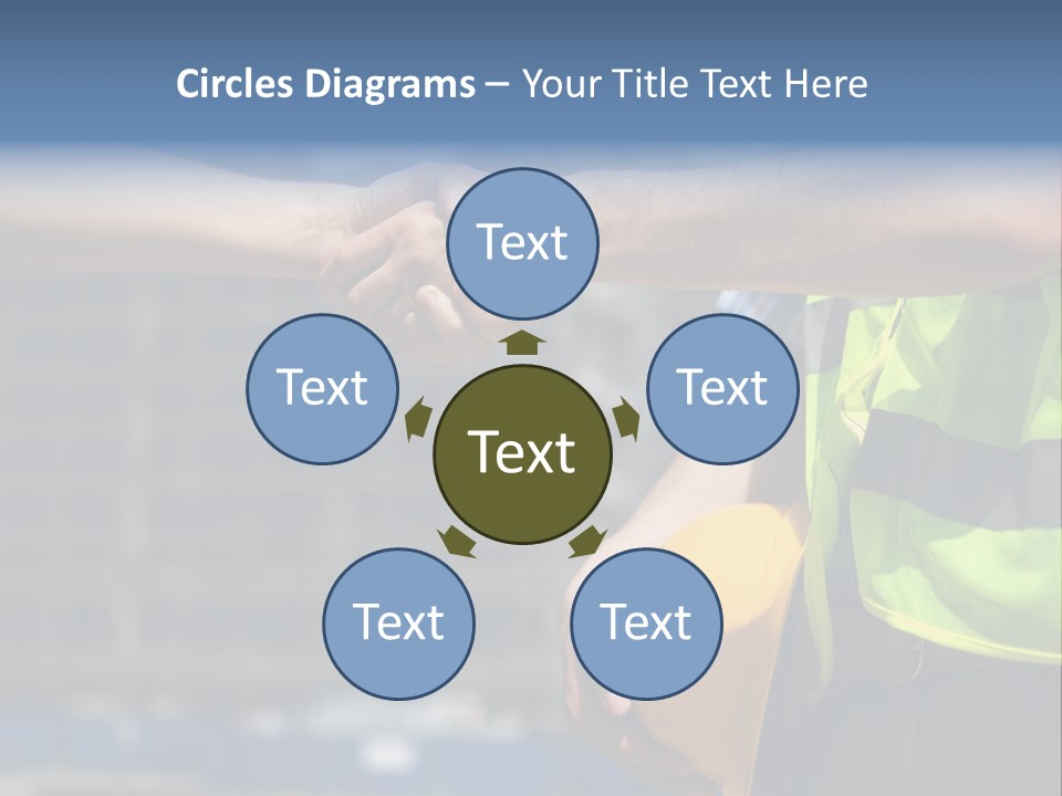 Skill Partnership Standing PowerPoint Template