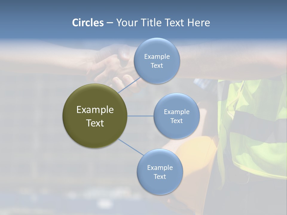 Skill Partnership Standing PowerPoint Template