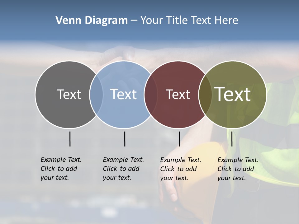 Skill Partnership Standing PowerPoint Template