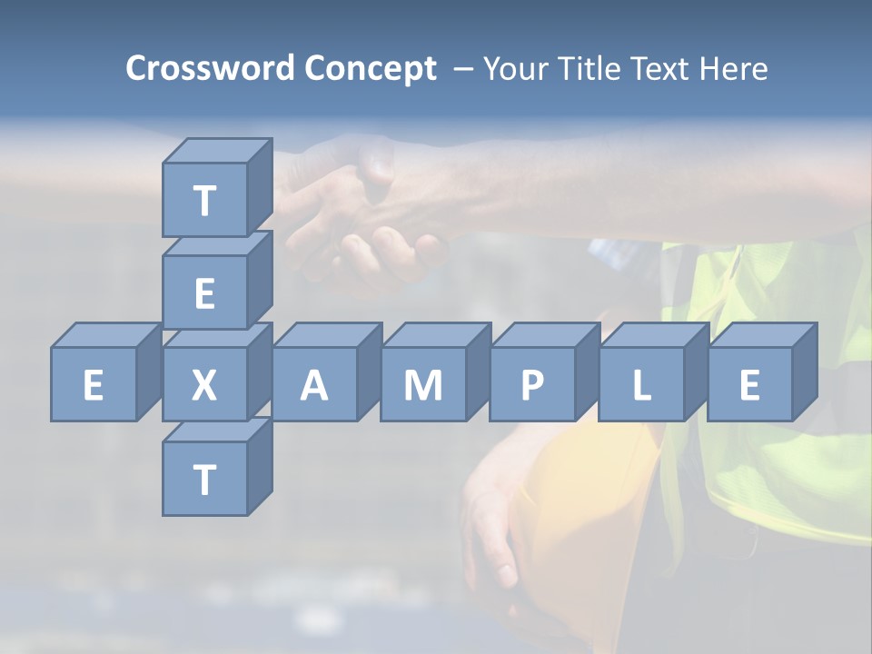 Skill Partnership Standing PowerPoint Template