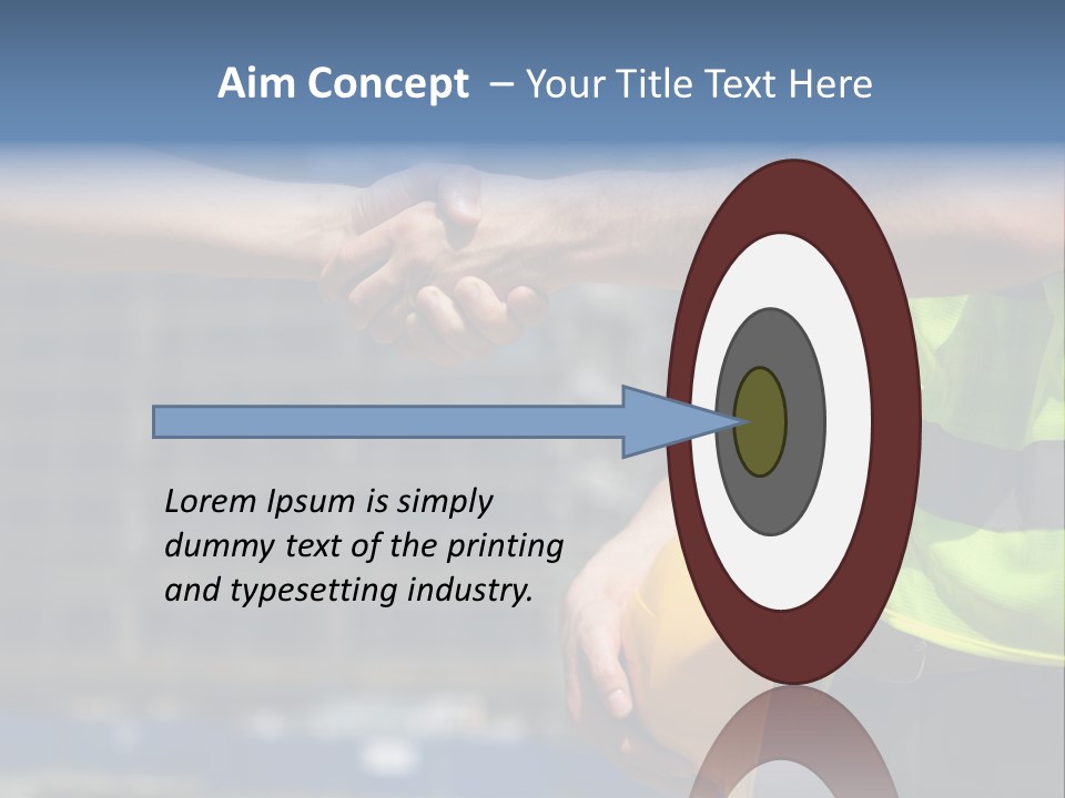 Skill Partnership Standing PowerPoint Template