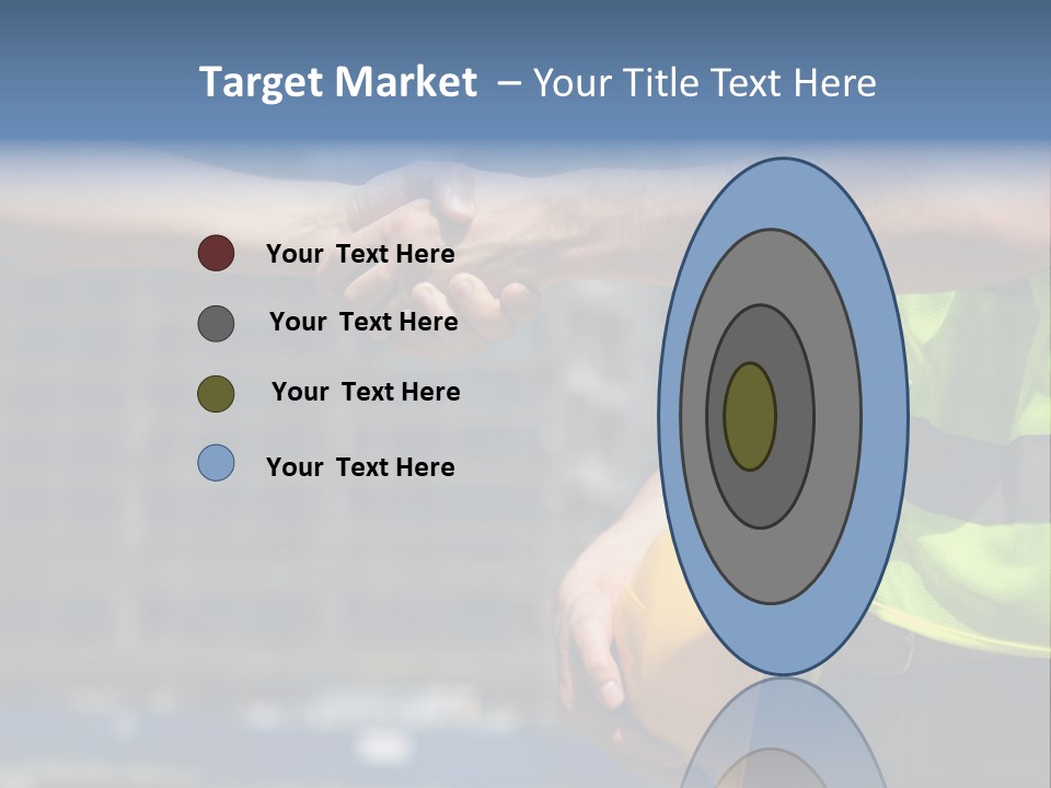 Skill Partnership Standing PowerPoint Template