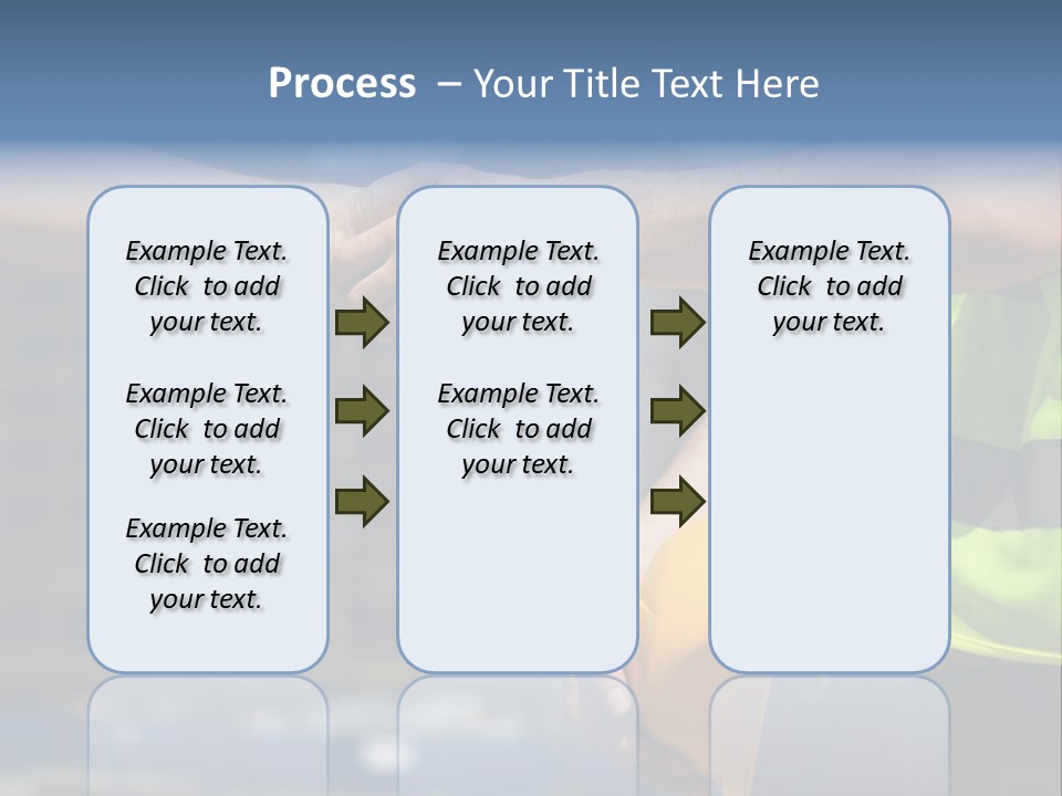 Skill Partnership Standing PowerPoint Template