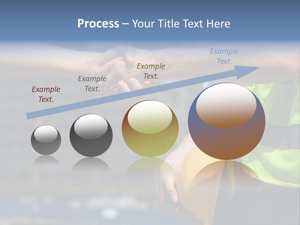 Skill Partnership Standing PowerPoint Template