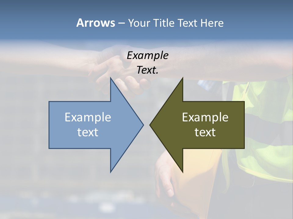 Skill Partnership Standing PowerPoint Template
