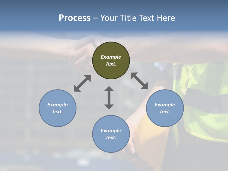 Skill Partnership Standing PowerPoint Template