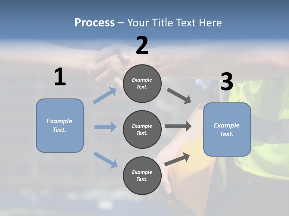 Skill Partnership Standing PowerPoint Template