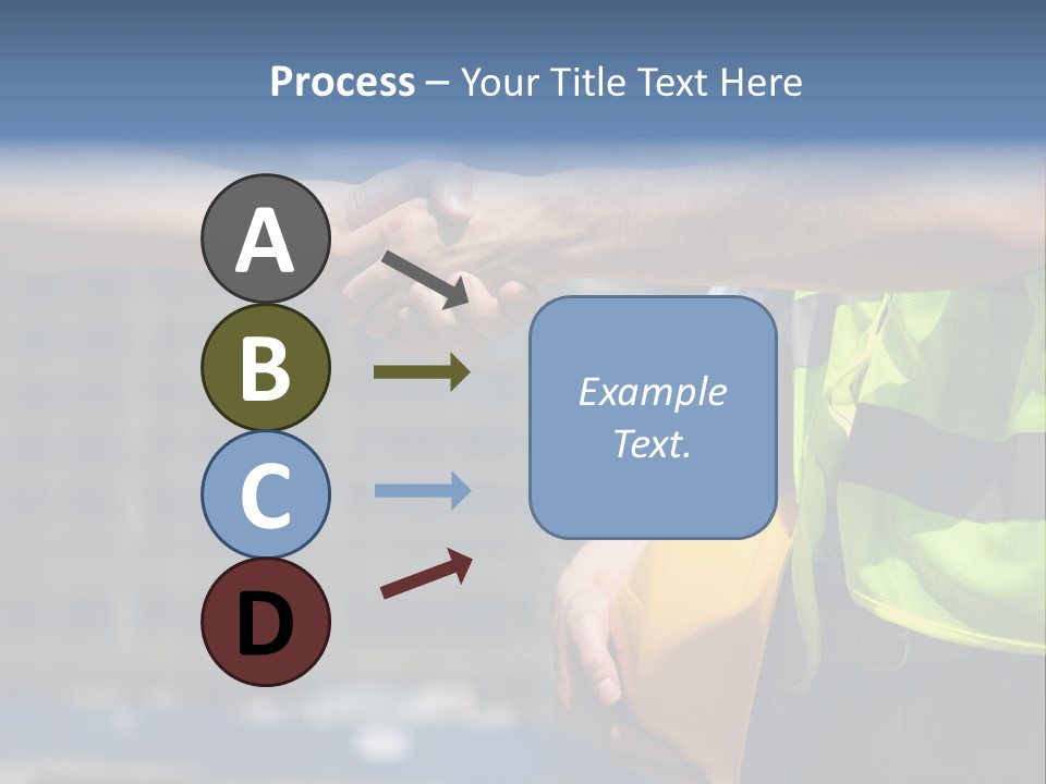Skill Partnership Standing PowerPoint Template