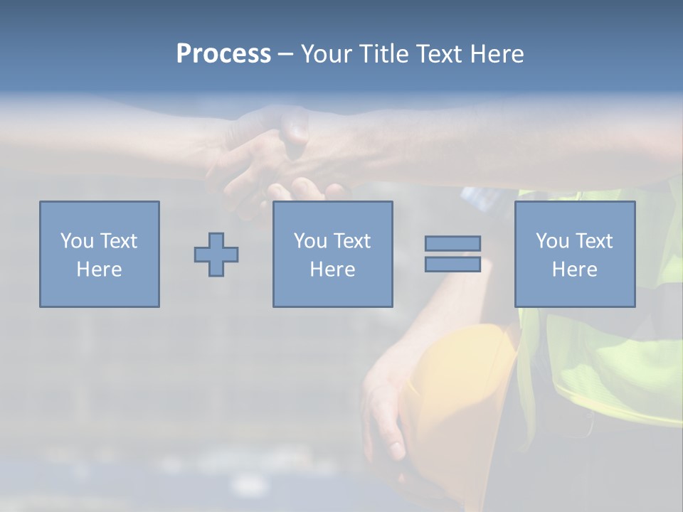 Skill Partnership Standing PowerPoint Template