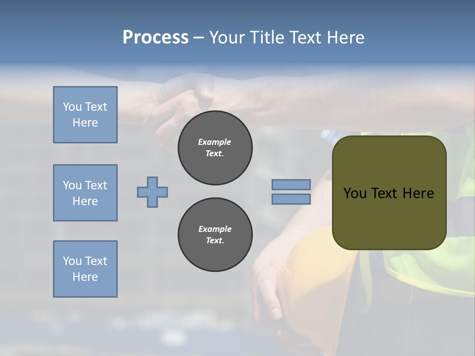 Skill Partnership Standing PowerPoint Template