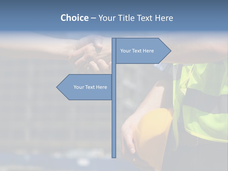 Skill Partnership Standing PowerPoint Template