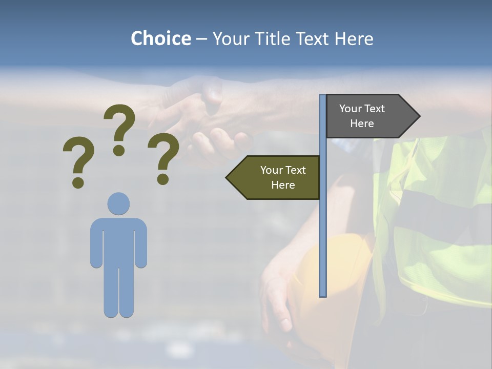 Skill Partnership Standing PowerPoint Template