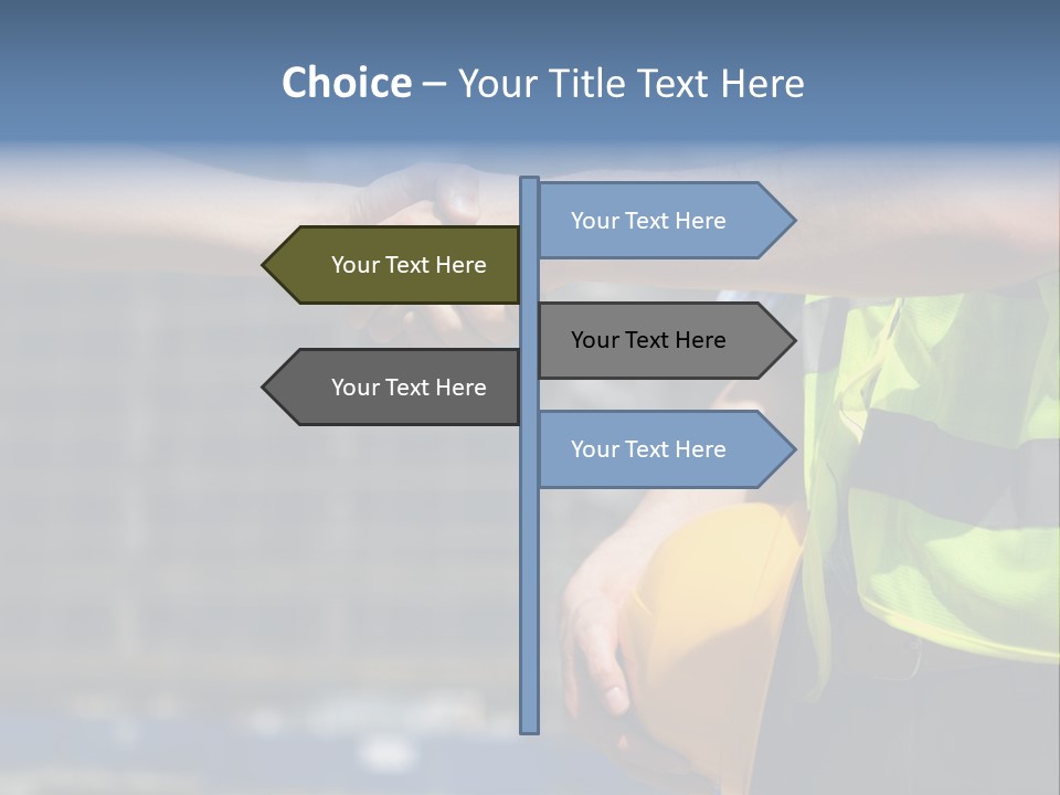 Skill Partnership Standing PowerPoint Template