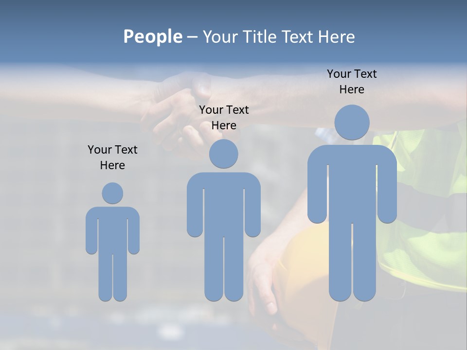 Skill Partnership Standing PowerPoint Template