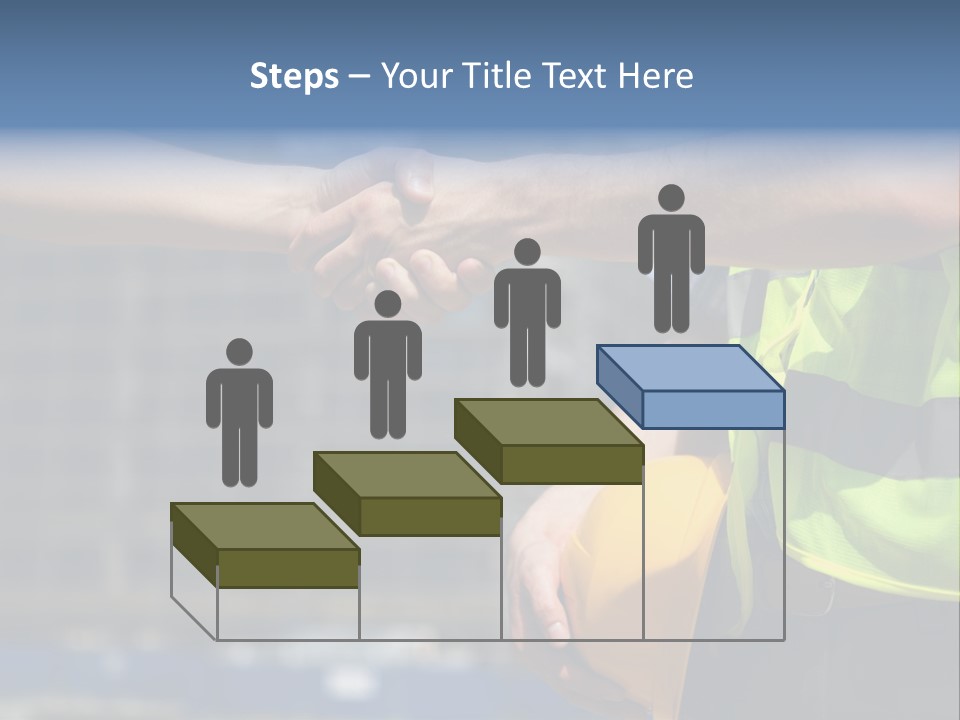 Skill Partnership Standing PowerPoint Template