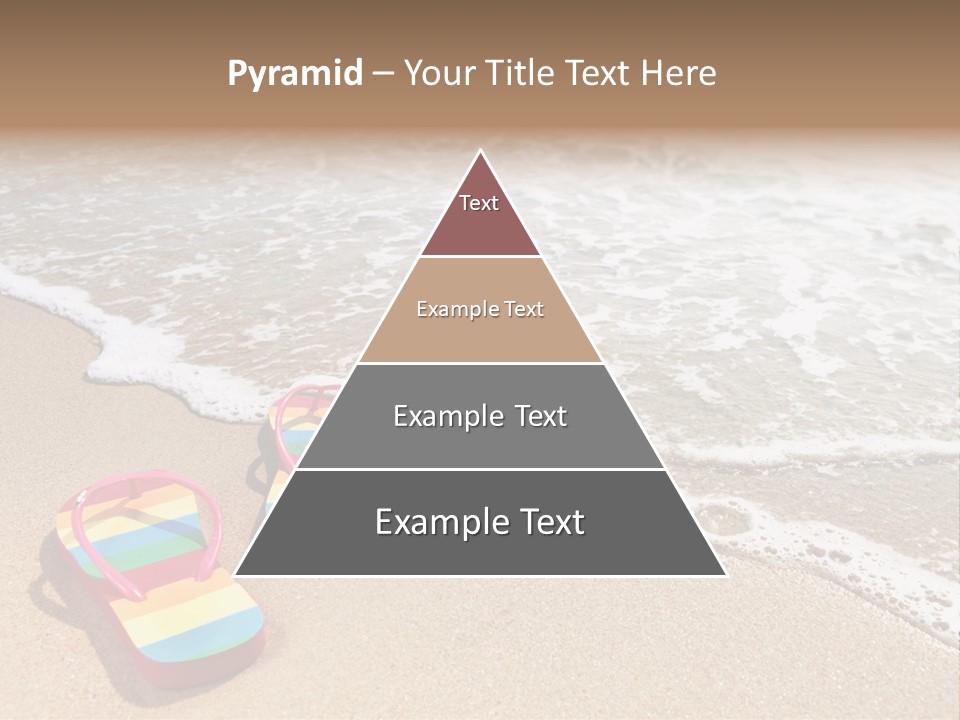 Sandals Beach Flops PowerPoint Template