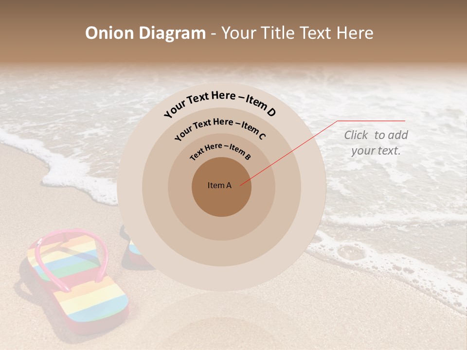 Sandals Beach Flops PowerPoint Template