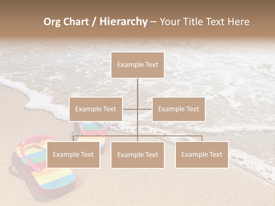 Sandals Beach Flops PowerPoint Template