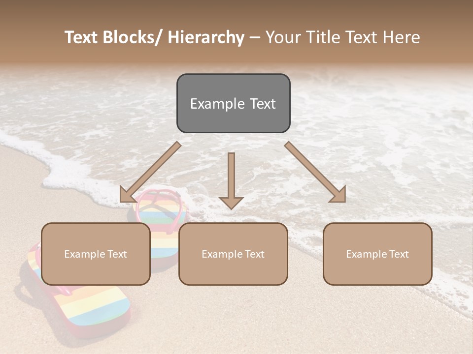 Sandals Beach Flops PowerPoint Template