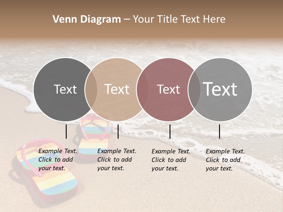 Sandals Beach Flops PowerPoint Template