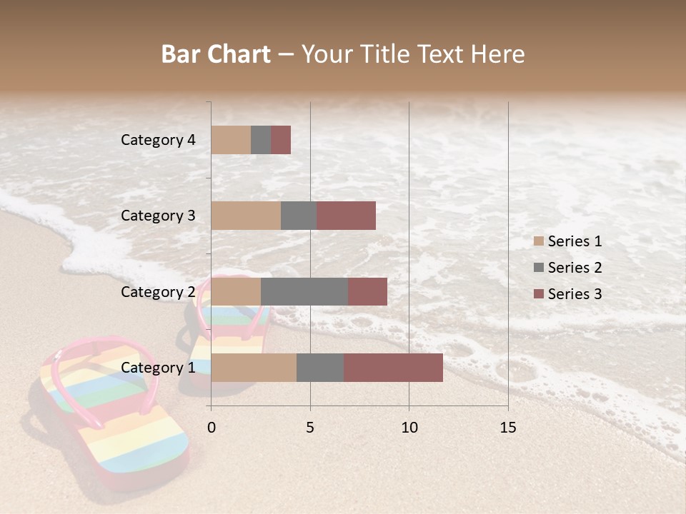 Sandals Beach Flops PowerPoint Template