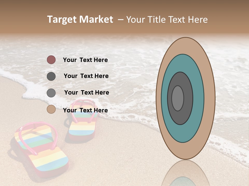 Sandals Beach Flops PowerPoint Template