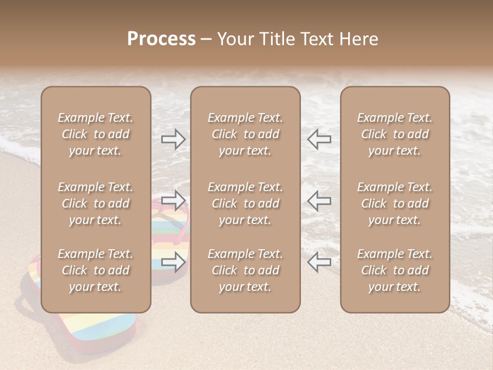 Sandals Beach Flops PowerPoint Template