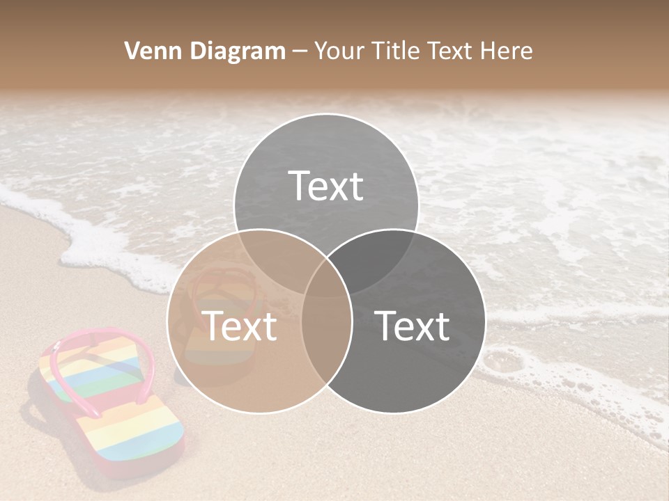 Sandals Beach Flops PowerPoint Template