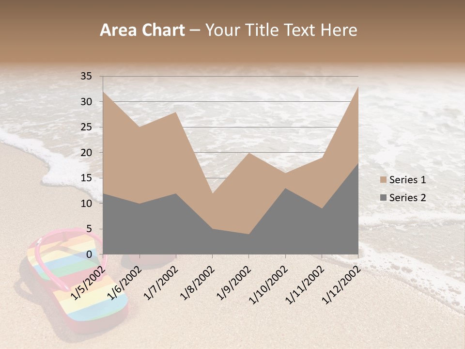 Sandals Beach Flops PowerPoint Template