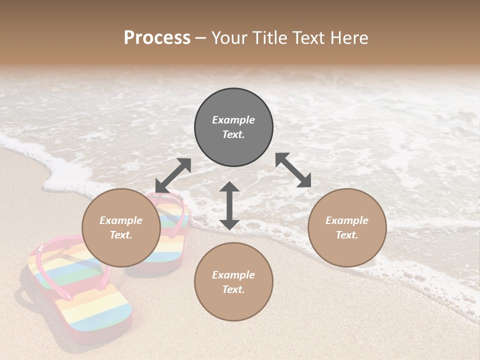 Sandals Beach Flops PowerPoint Template