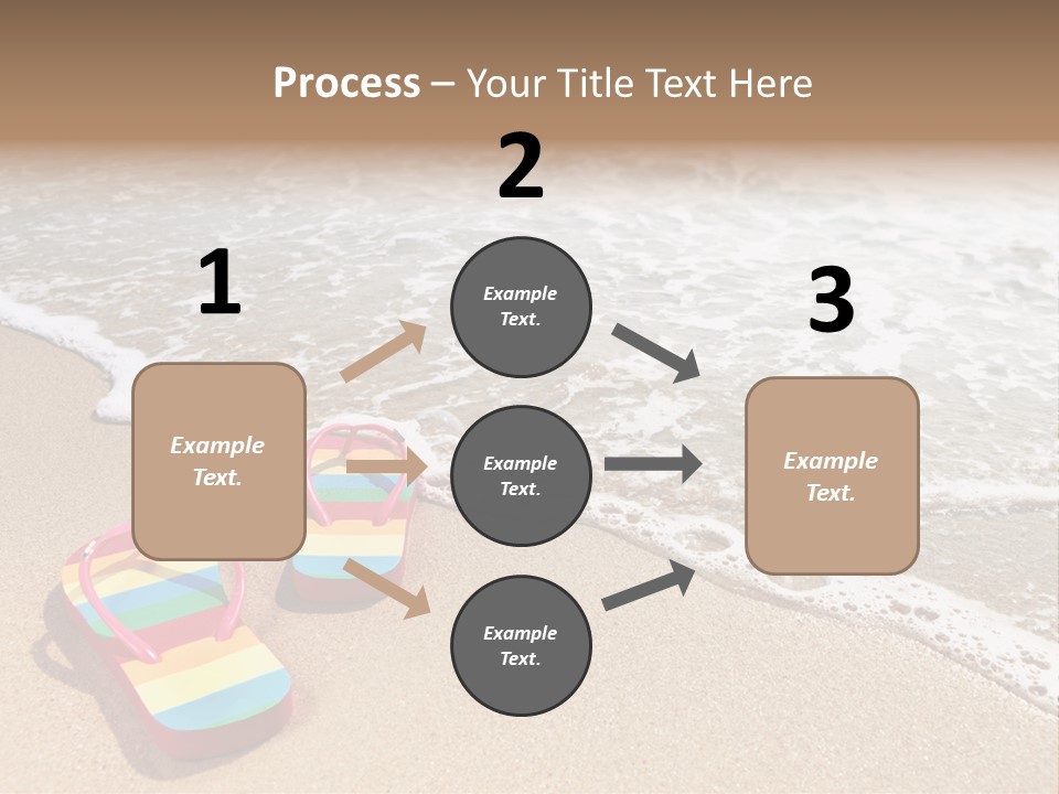 Sandals Beach Flops PowerPoint Template