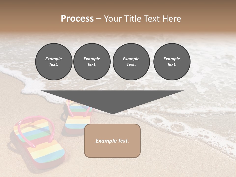 Sandals Beach Flops PowerPoint Template