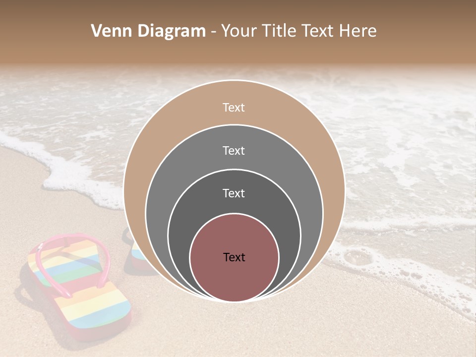 Sandals Beach Flops PowerPoint Template