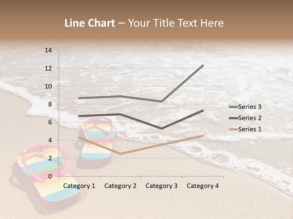 Sandals Beach Flops PowerPoint Template