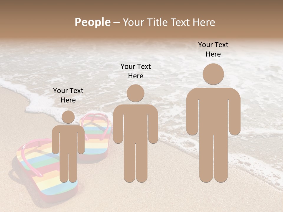 Sandals Beach Flops PowerPoint Template