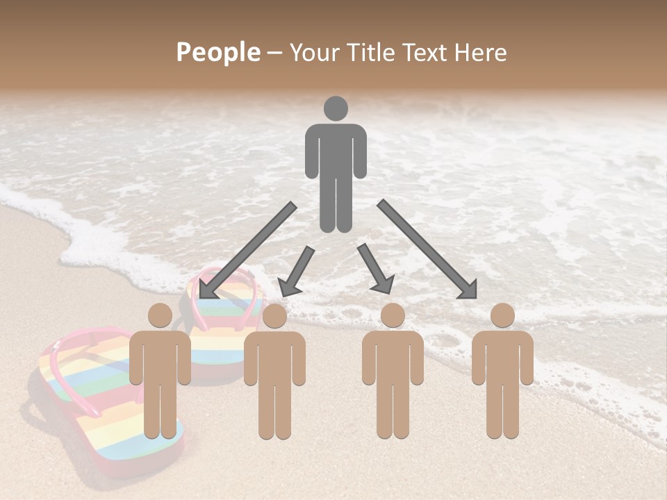 Sandals Beach Flops PowerPoint Template