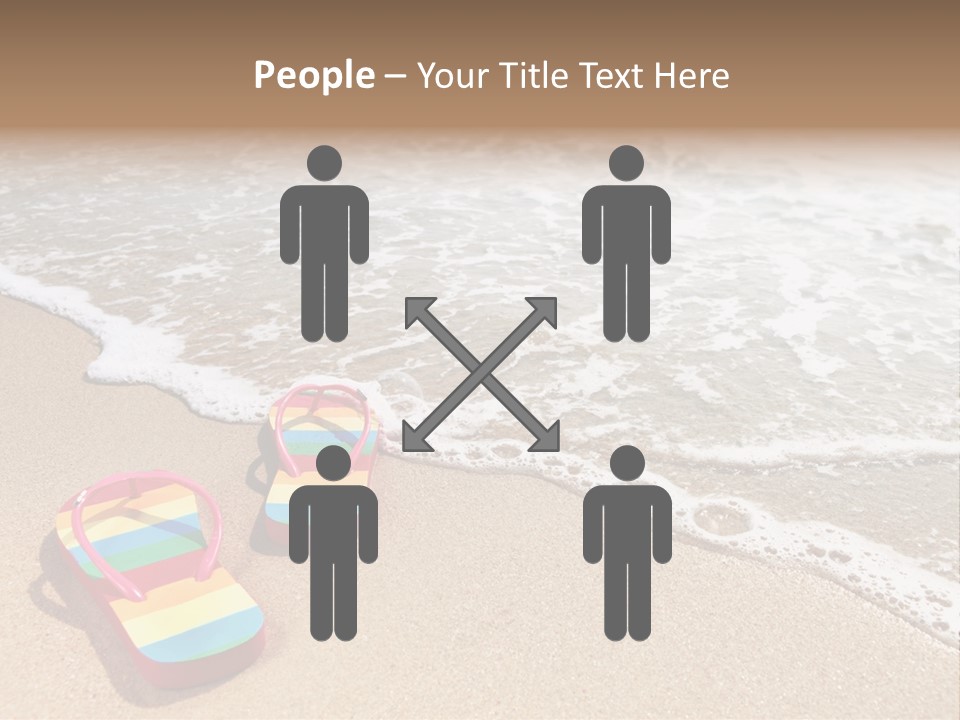 Sandals Beach Flops PowerPoint Template
