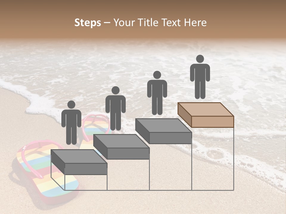 Sandals Beach Flops PowerPoint Template
