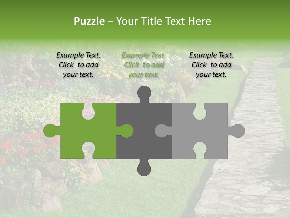 Day Landscape Freshness PowerPoint Template