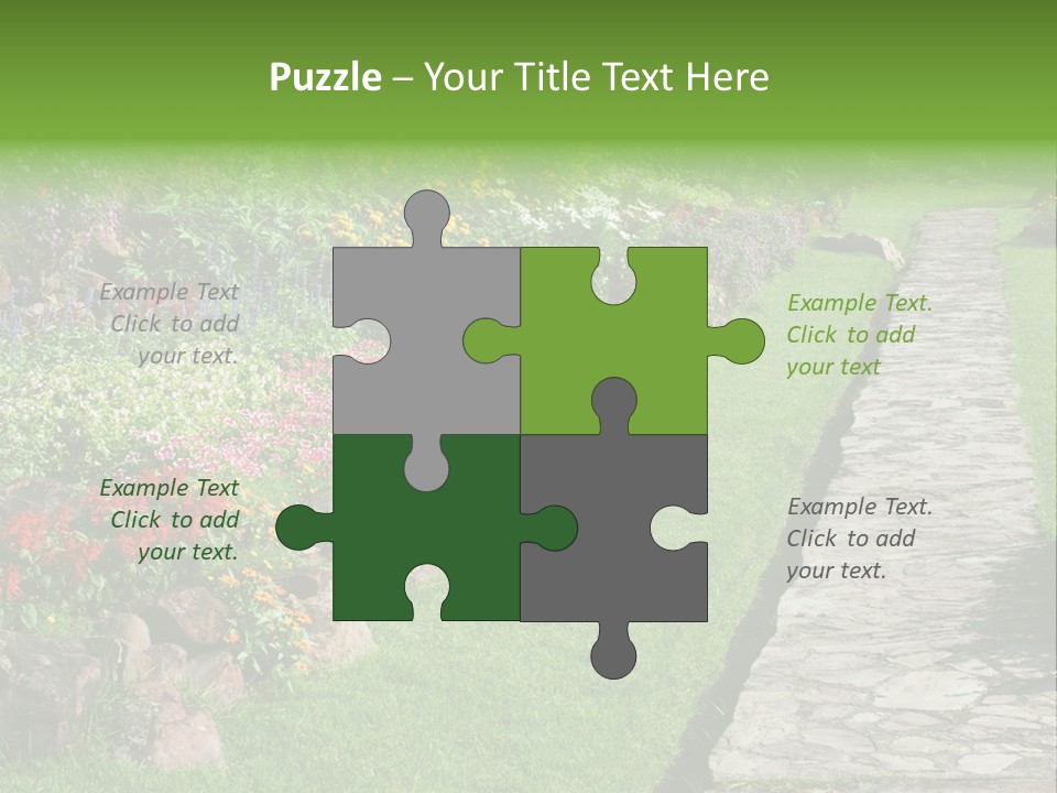 Day Landscape Freshness PowerPoint Template