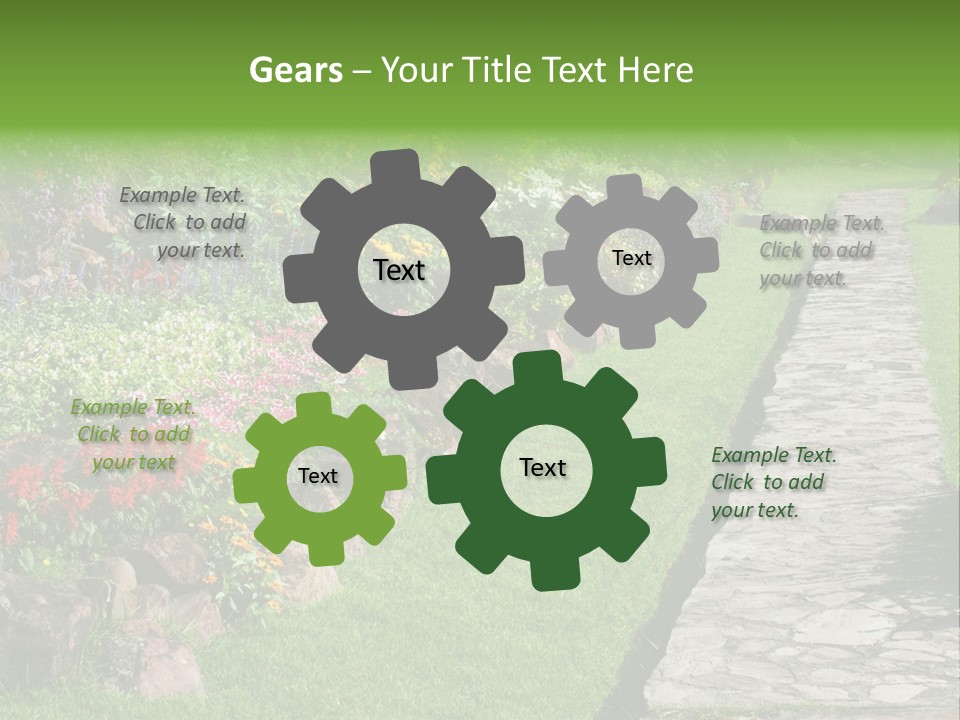 Day Landscape Freshness PowerPoint Template