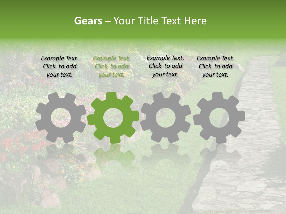 Day Landscape Freshness PowerPoint Template