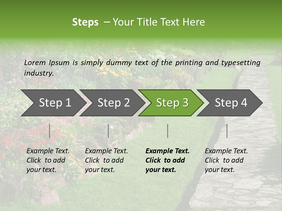 Day Landscape Freshness PowerPoint Template