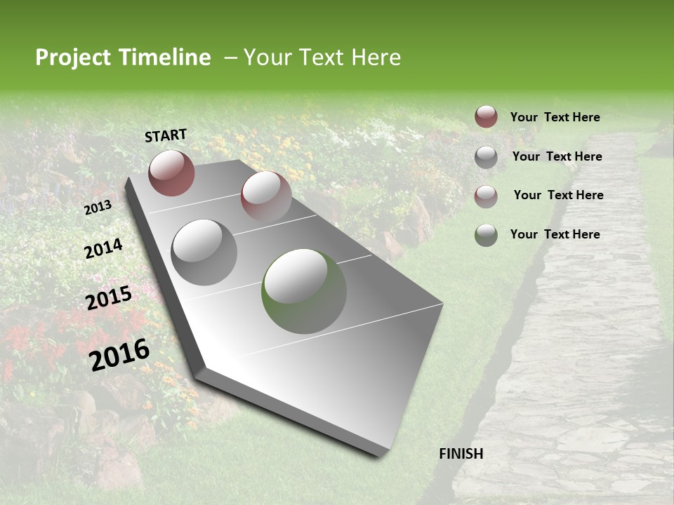 Day Landscape Freshness PowerPoint Template