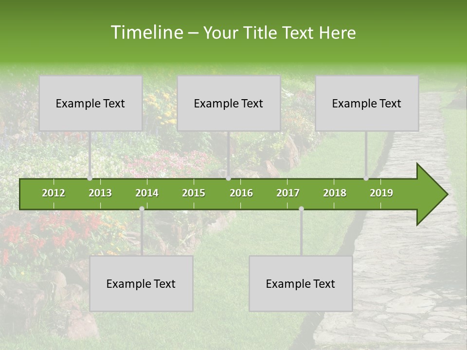 Day Landscape Freshness PowerPoint Template