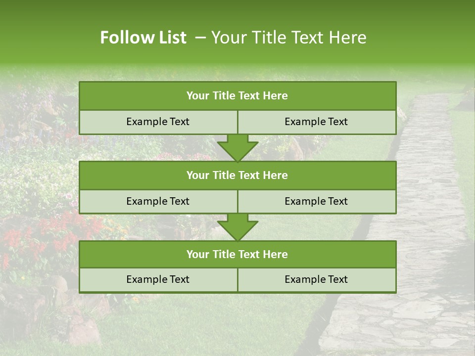Day Landscape Freshness PowerPoint Template