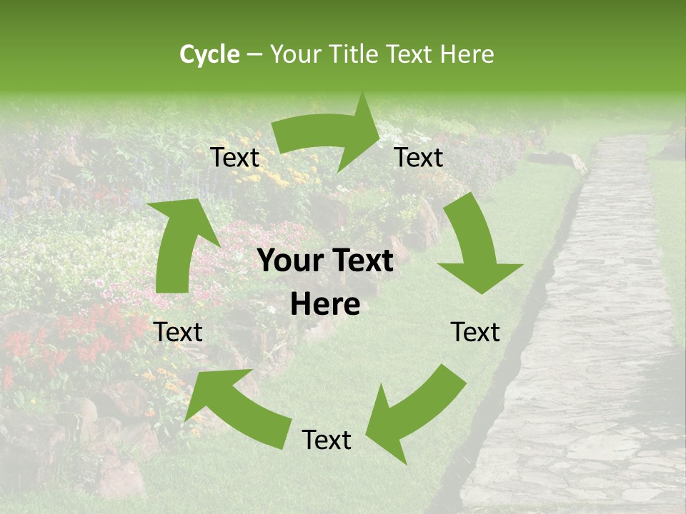 Day Landscape Freshness PowerPoint Template