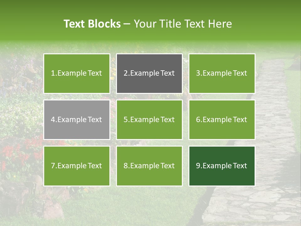 Day Landscape Freshness PowerPoint Template