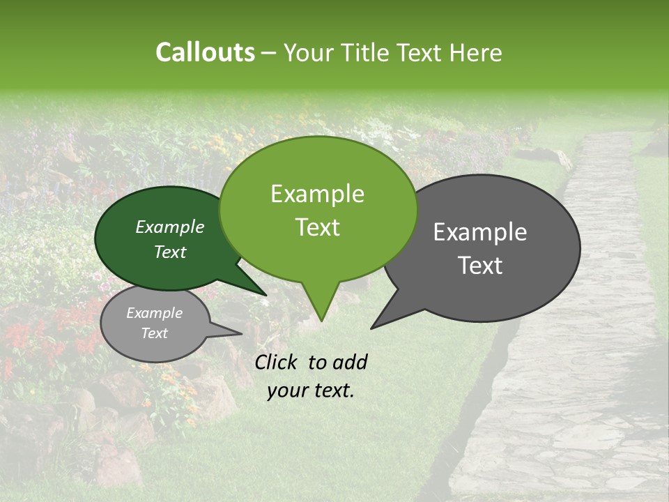 Day Landscape Freshness PowerPoint Template